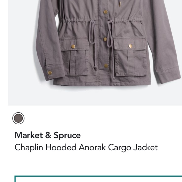 EUC Market & Spruce hooded anorak jacket - Picture 10 of 11